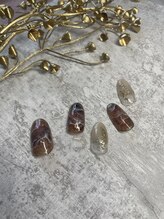 マノン 空港通店(Manon)/ダークブラウンネイル