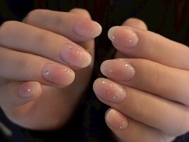 王道チークネイル