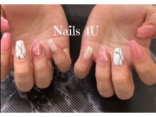 ネイルズフォーユー(Nails 4 U)/大理石風