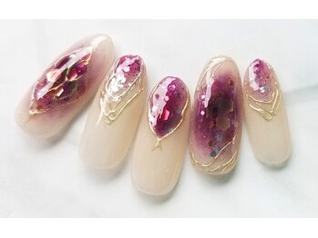 ネイル サロン ターラ 吉祥寺(nail salon Tara)/魅惑のパープルネイル