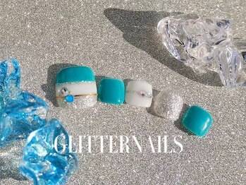 グリッターネイル(GLITTER NAILS)/フットネイル