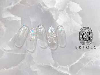 エアフォルク 銀座(ERFOLG)/丸ホロフレンチ×リボンパーツ☆