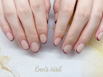 エンズネイル(Enn's nail)/ワンカラー＋ライン（有料）