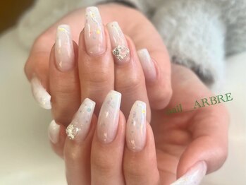 アルブル(ARBRE)の写真/【自店オフ何度でも無料/フィルインOK】大人気*定額デザインを多数ご用意◎ワンカラーやおまかせアートも♪