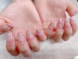 ミラーフレンチネイル