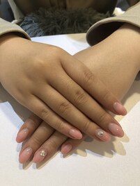 大人シンプルネイル