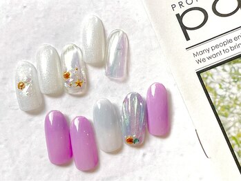 ネイルグラマラス 西新井店/《パラジェル》うるつや　ミラー