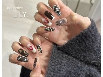 リリィ(LiLY.)/Valentine nail