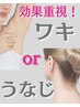 【まずはお試し！効果実感】ワキorうなじ　ツルすべ美肌脱毛コース(12/31迄)