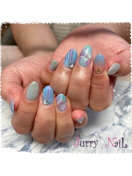 ジュリーネイル 所沢店/マーメイドネイル