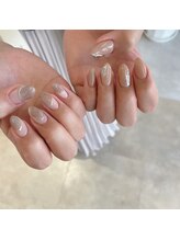 スリーラッシュアンドエルフネイル 下上津役店(threelash&elf.nail)/ニュアンスネイル/パラジェル
