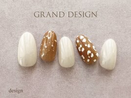 冬アニマルネイル