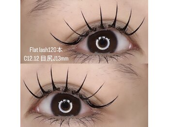 フーフロー(Fooflow)/Flat lash120本