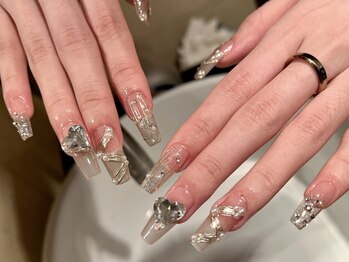 ウサギネイル 新大久保店(usagi nail)/キラキラネイル