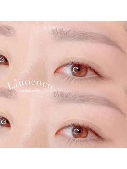 リノココ(Linococo)/まつげエクステ100本×美眉WAX