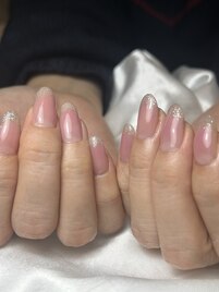 ちゅるちゅるチークネイル