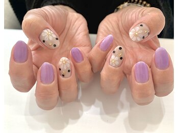 ゲンネイル(gen Nail)/ポップでキュートな花柄も◎