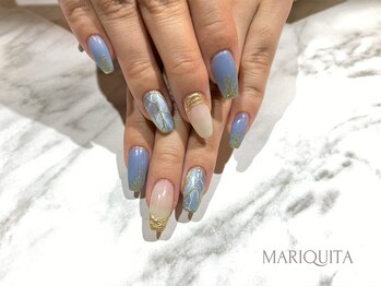 ネイルサロン マリキータ(MARIQUITA)/大理石×ニュアンス×ミラー