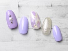 キャンアイドレッシー ヨコハマ元町店(Can I Dressy)/もやもやネイル/選べる親指Art