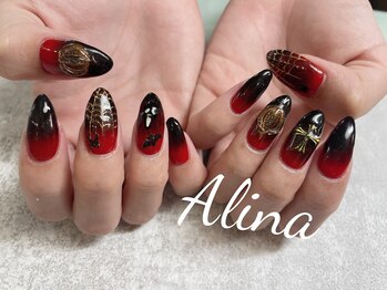 エリナネイルサロン池袋(Alina Nail Salon)/ハロウィン持ち込みデザイン