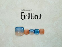 ネイルアンドまつげエクステのお店 ブリリアント 草加(Brilliant)/Foot 　定額9900円コース