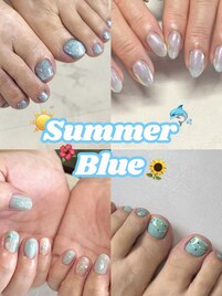 夏の人気カラーblue☆
