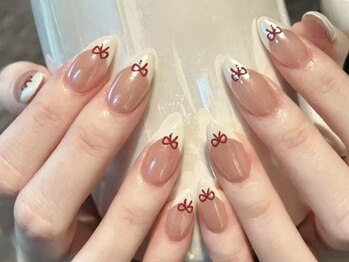ウサギネイル 新大久保店(usagi nail)/リボンネイル