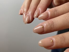 ベージュネイル