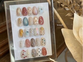 レオネイル(leo nail)の写真/【ハンドネイルアート2本付きコース】理想が叶う★モチ良し&高い再現性でリピーター多数♪