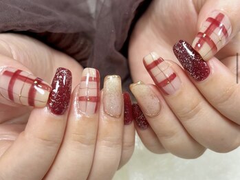 マリーネイルズ 大阪梅田店(MARIE NAILS)/新規様8000円1204c シルバーラメ