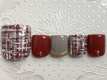 タフィーネイル 宜野湾コンベンションシティ店(TaffyNail)/フット グランドデザイン 6990円