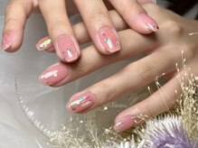 サロンドフォーエイチ(salon de 4H)/オーロラ×ラメでキラキラに☆