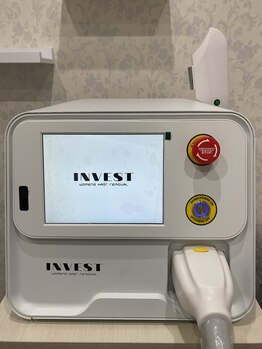 インベスト(INVEST)/INVEST専用のオリジナル脱毛機