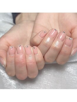 木にいる 錦糸町/ワンカラー+10粒ストン