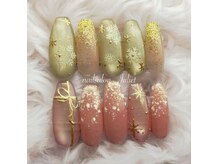 Juliet定額nail  winter nail  7,500-