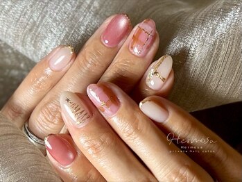 エルモッサ(Hermosa)/チェックネイル