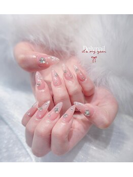 デリーネイル(Dely_nail)/ぷるぷるベイビーピンク