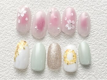 リノリコ 中野店(RinoRiko)の写真/大人可愛い6種類から選べるデザインflower collection◇6980円あなたの理想のデザインが見つかる!