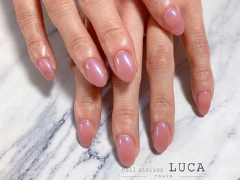 W-590 偏光パールピンクネイル