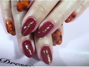 エクラ(ECLAT)/ボルドー＆べっ甲