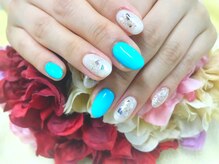 ダブルネイル(Double Nail)/【豊田】夏シェルネイル