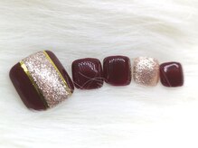 スリー(THREE)/February,2020/nail design