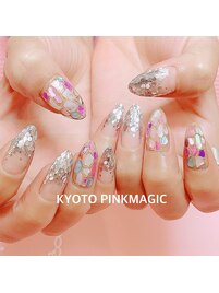 囲みシェルネイル