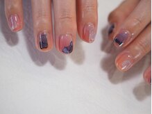 ネイルサロン ユーズ(USE.)/ちゅるん。と滲みニュアンス
