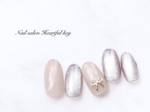 ネイルサロン ハートフルキー(Heartful key)/秋色ネイル¥8000