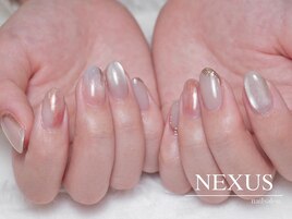うる艶ニュアンスネイル