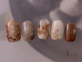 バレンタインチョコネイル