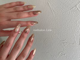 奥行きニュアンスネイル