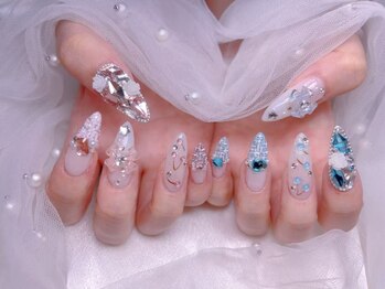 ユミ(U mi)/チップ長さ出し>アートやり放題