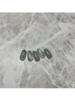 ネイルサロン エーナイン ちとせモール店/冬定額デザイン【会員様】¥7700